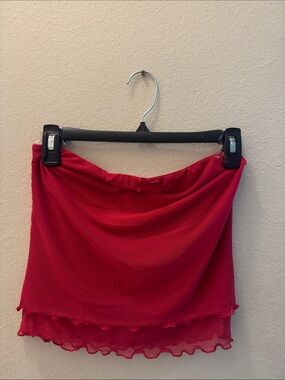Women's Fuchsia Chiffon tank top